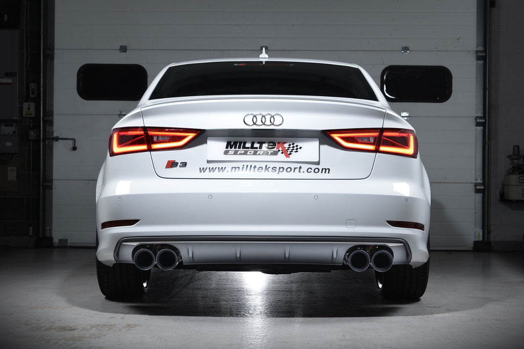 Milltek Sport Valved Catback Exhaust - Audi 8V S3 2.0T