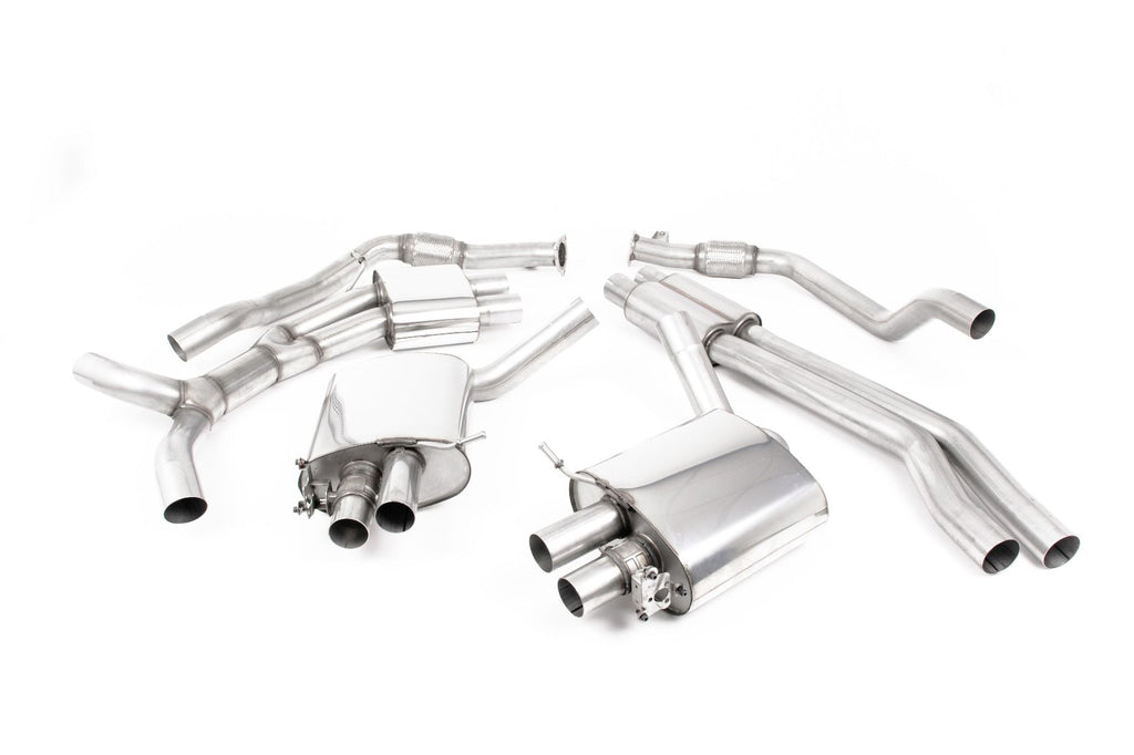 Milltek Sport Cat-Back Resonated Exhaust System - Audi B9 RS5