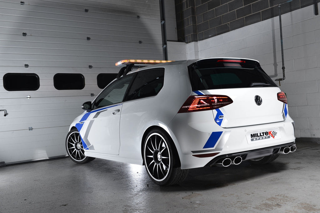 Milltek Sport Catback Exhaust - Mk7 Golf R - Valved (Street)