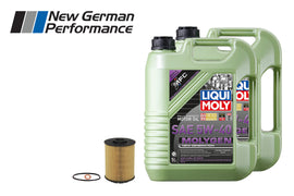 Oil Change Kit - VW 7L Touareg 4.2L V8 - LIQUI MOLY Molygen 5w40