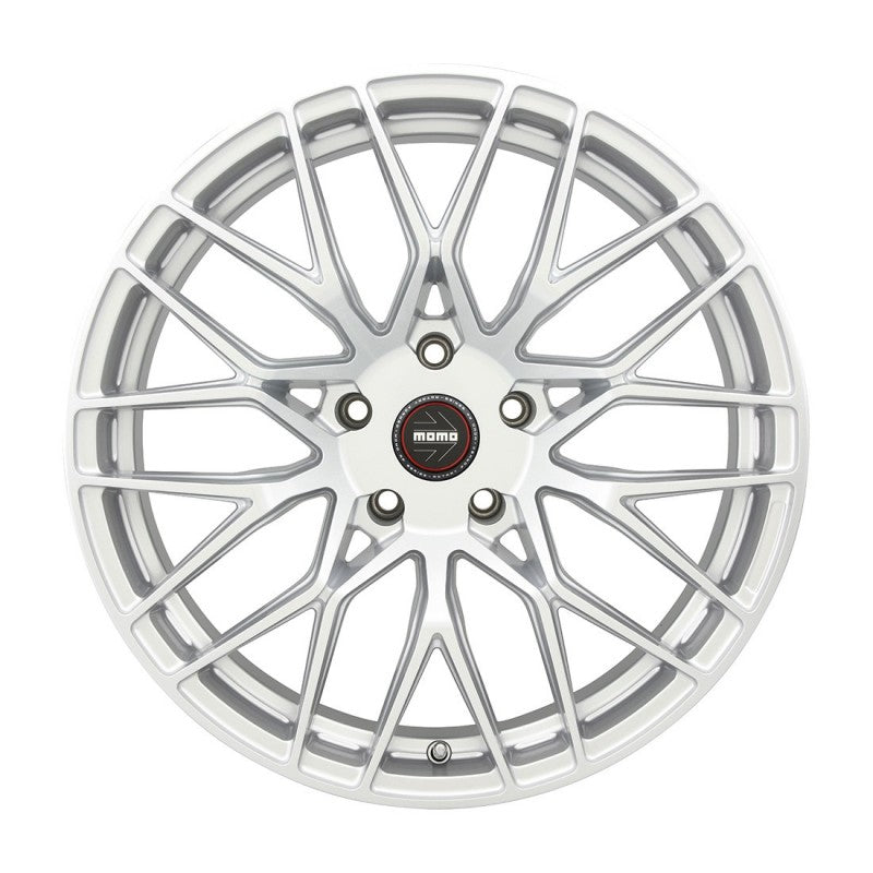 Momo Catania 18x8.5" ET35 5x112 Gloss Silver