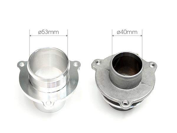 Neuspeed HI-FLO Turbo Discharge Conversion - VW Mk7.5 GTI, Golf R, GLI, Audi 8V A3, S3, TT, TTS