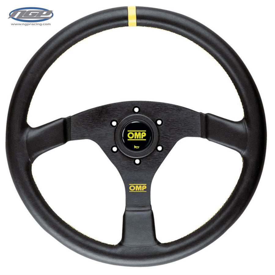 OMP - Velocita Steering Wheel - Black Leather