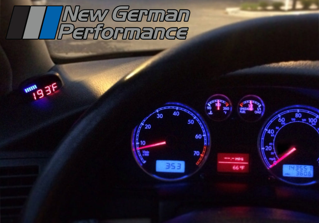 P3 Cars - Digital Boost Gauge - VW B5 Passat