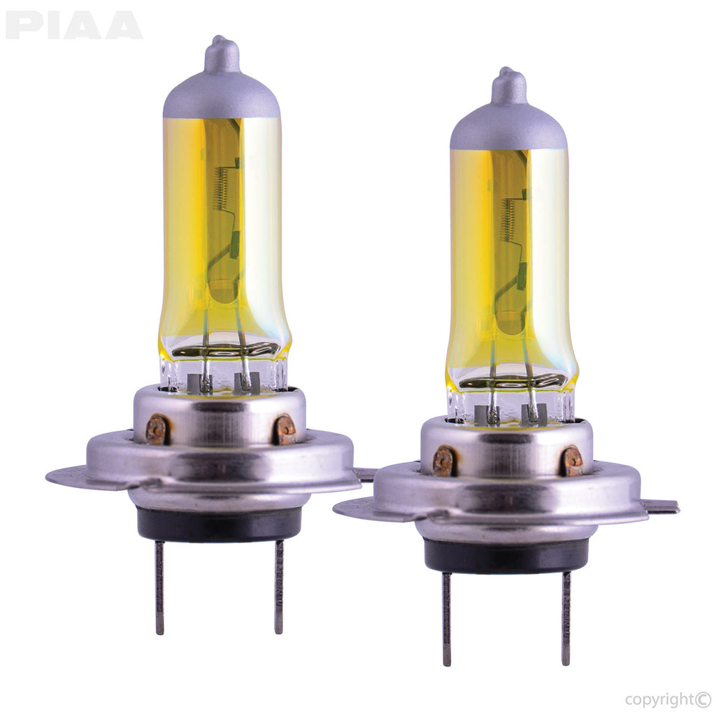PIAA H7 Solar Yellow Twin Pack Halogen Bulbs