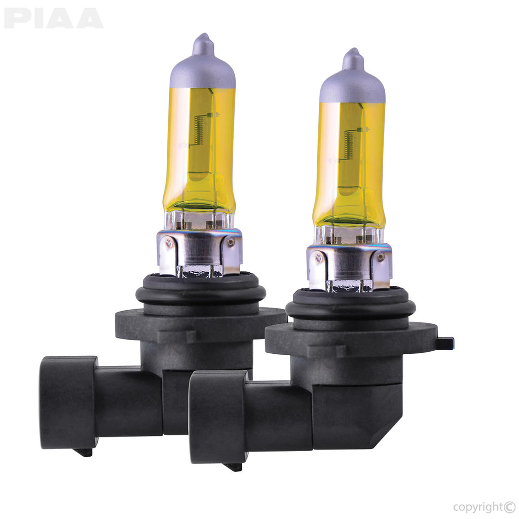 PIAA HB3/HB4 (9005, 9006) Solar Yellow Twin Pack Halogen Bulbs