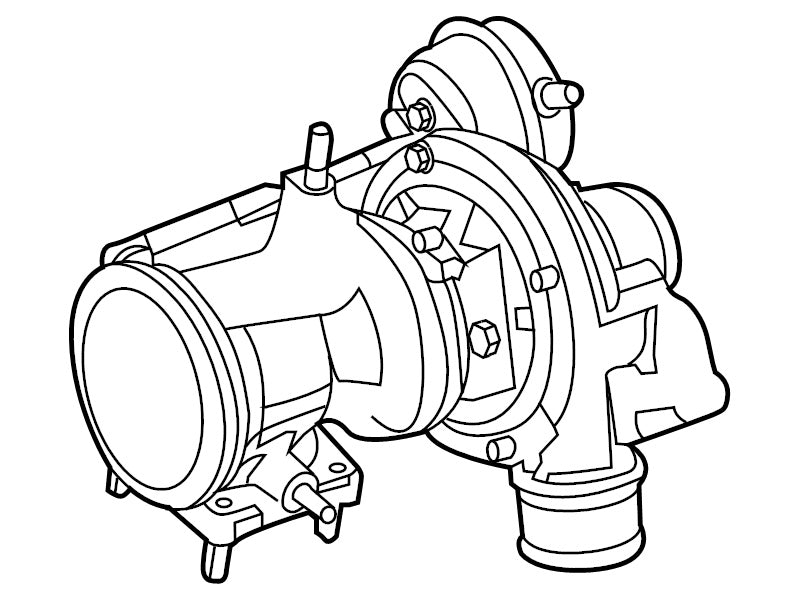 Porsche OEM Turbocharger Assembly - 991.2 911 Carrera GTS, Left Side