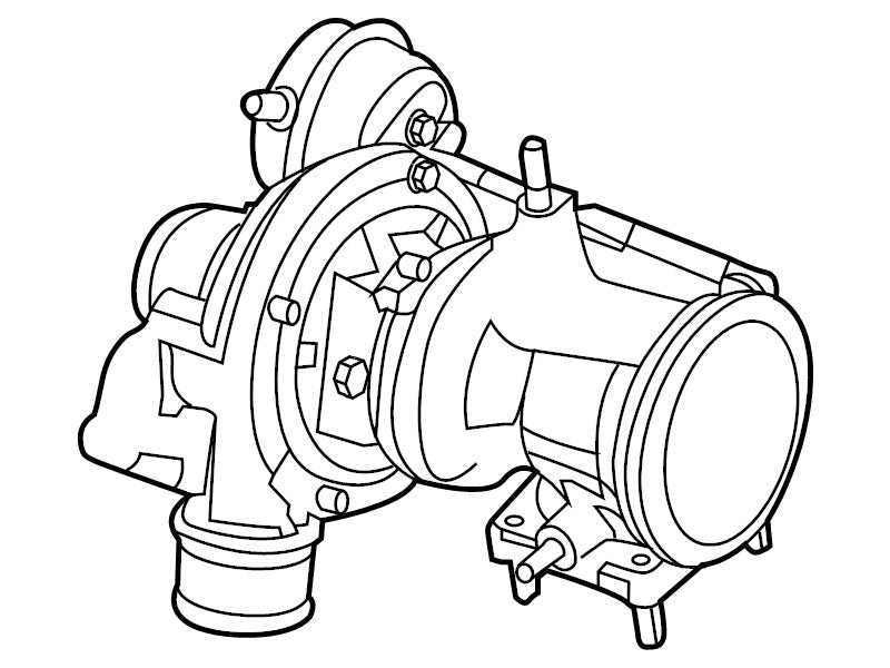 Porsche OEM Turbocharger Assembly - 991.2 911 Carrera GTS, Right Side