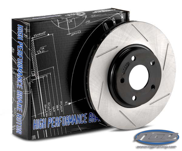 StopTech Sport Slotted Rotor - Front Left - Audi B8 S4, S5