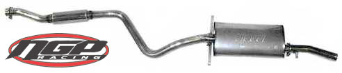 Techtonics Tuned Exhaust, Scirocco 2 16v, 2.25" Stainless