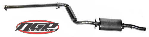 Techtonics Tuned Exhaust, Corrado G60 2.25" Aluminized