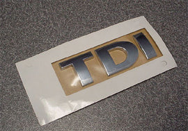 VW TDi Badge, Silver
