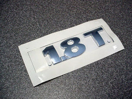 VW 1.8t Badge, Silver