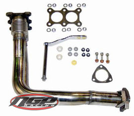 Techtonics Tuning - Stainless Steel Dual Downpipe for Mk1 with Mk2/Mk3 exhaust manifold