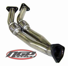 Techtonics Tuning - Mk3 VR6 Dual 2 inch Stainless Downpipe w/O2 fitting