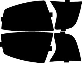 Lamin-X  Taillight Film - Avant - Audi A4 / S4 - B7 2006-07