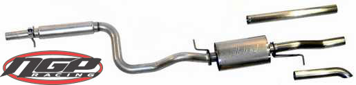 Techtonics Tuned Exhaust, Mk4 Jetta 1.8t Full 2.5" Aluminized