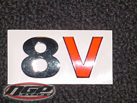 Self Adhesive Badge - 8v - 30mm (1.15