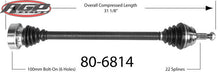 Load image into Gallery viewer, Aftermarket - Complete CV Drive Axle - Passenger Side (Right) - Mk3 8v, Passat B3 / B4 4-cyl - Manual