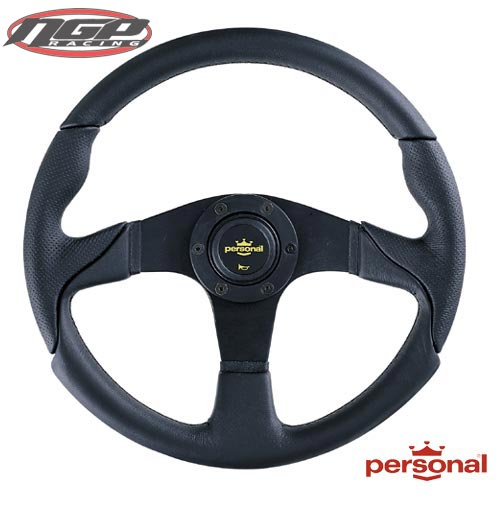 Personal - Steering Wheel - Thunder - Black / Black - 350mm