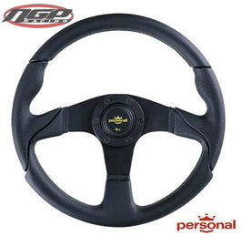 Personal - Steering Wheel - Thunder - Black / Black - 350mm