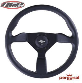 Personal - Steering Wheel - Grinta Leather, black - 330mm / 350mm
