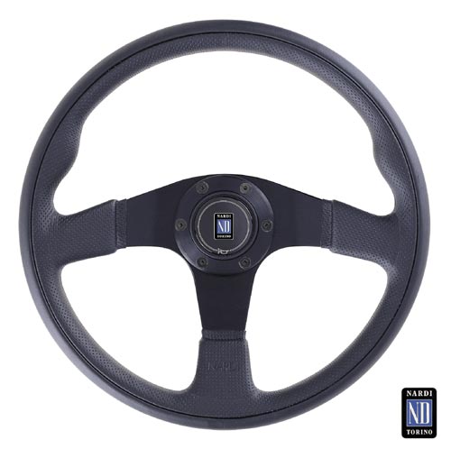 Nardi - Steering Wheel - Twin Line - Black, 350mm – New German