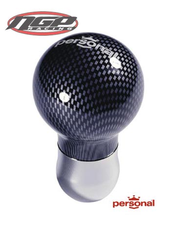 Personal - Shift Knob - Ball Leather - Carbon Look