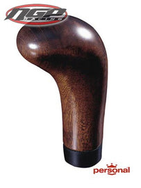 Personal - Shift Knob - Anatomic Line - Polished Mahogany Wood