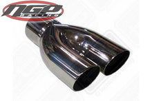 Load image into Gallery viewer, Techtonics Tuning - Exhaust Tip - Stainless Dual Angle Tip 2.5&quot;