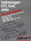 Bentley Publishing - Repair Manual 1985-1992 Golf / Jetta - Book