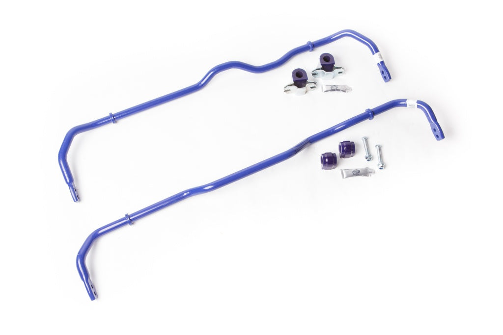 SuperPro Sway Bar Kit - 24mm Adjustable Front and Rear Swaybar - Mk5 R32 / Mk6 Golf R