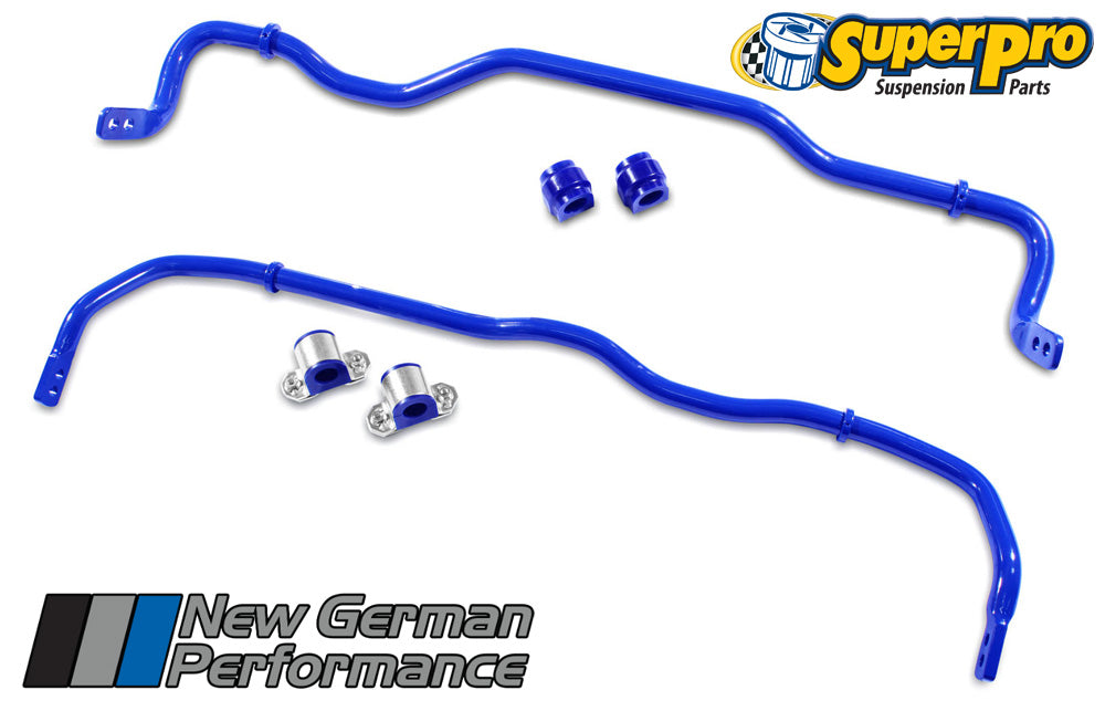 SuperPro 26mm Adjustable Front and 24mm Rear Sway Bar - Mk7 Golf R, Alltrack, Sportwagen AWD, Arteon, Audi 8V A3, S3