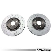 Load image into Gallery viewer, 034MOTORSPORT 2-Piece Floating Front Brake Rotor Upgrade Kit for Audi B8/B8.5 S4/S5/Q5