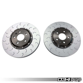 034MOTORSPORT 2-Piece Floating Front Brake Rotor Upgrade Kit for Audi B8/B8.5 S4/S5/Q5