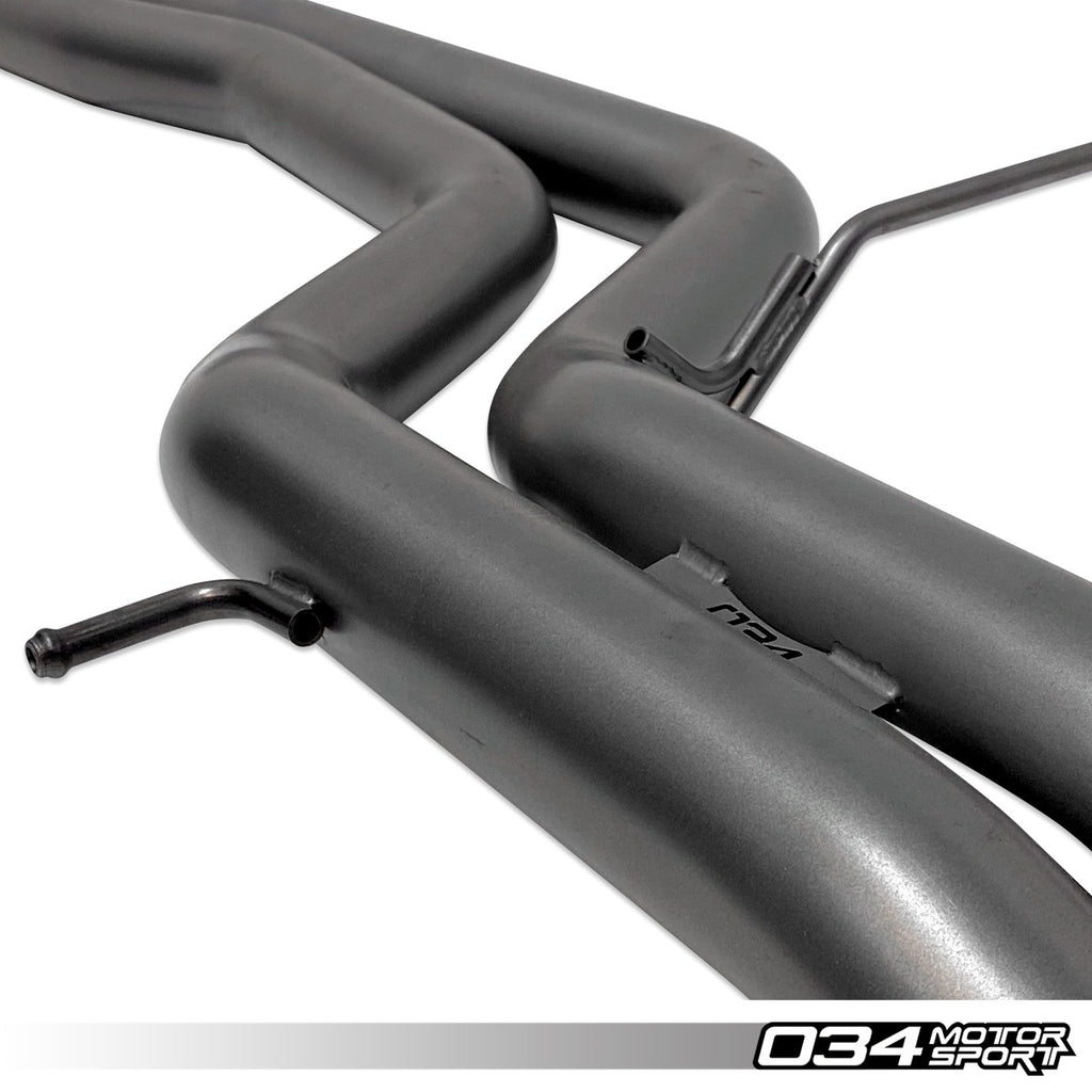 034MOTORSPORT RES-X RESONATOR DELETE AND X-PIPE, C7/C7.5 AUDI S6, S7, RS7 4.0T