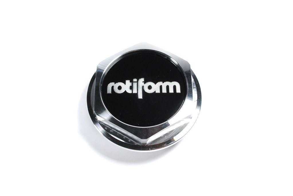 Rotiform Billet Hex Nut - Machined Silver