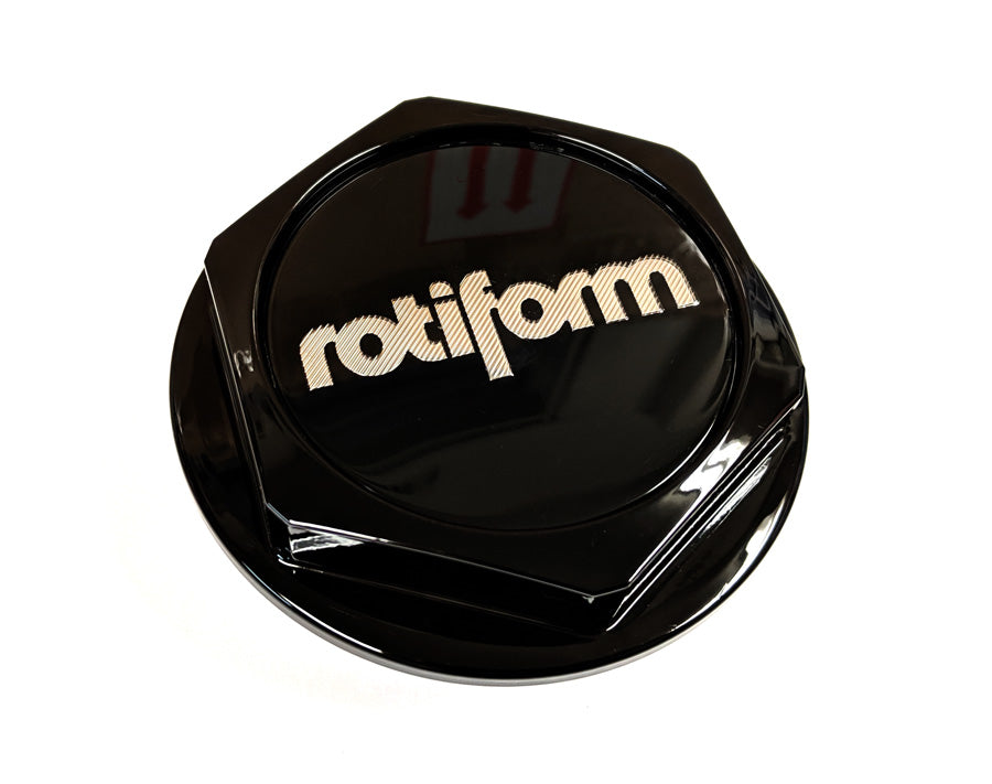 Rotiform Billet Hex Nut - Gloss Black