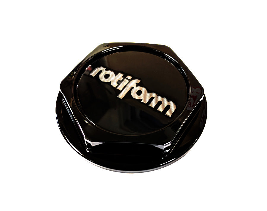 Rotiform Billet Hex Nut - Gloss Black