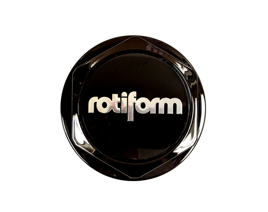 Rotiform Billet Hex Nut - Gloss Black