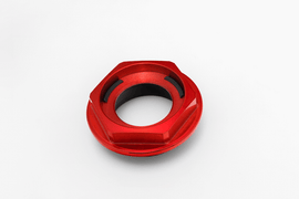 Rotiform Billet Hex Nut - Candy Red