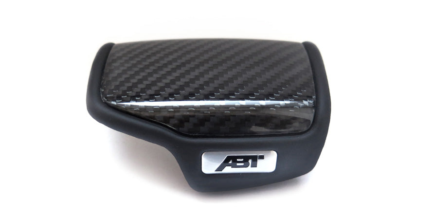 ABT Carbon Fiber and Leather Shift Knob Cover