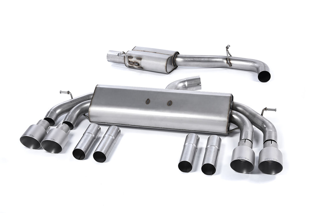 Milltek Sport Non-valved Catback Exhaust - Audi 8V S3 2.0T