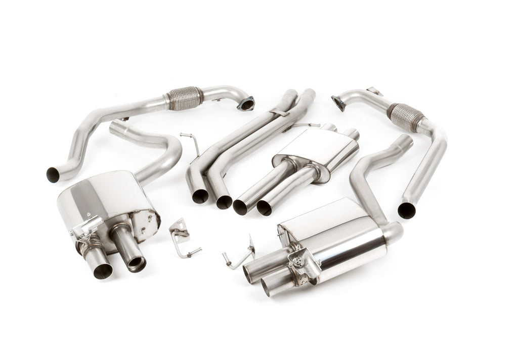 Milltek Sport Audi B9 S4 Resonated Catback Exhaust - Models Without Sport Differential