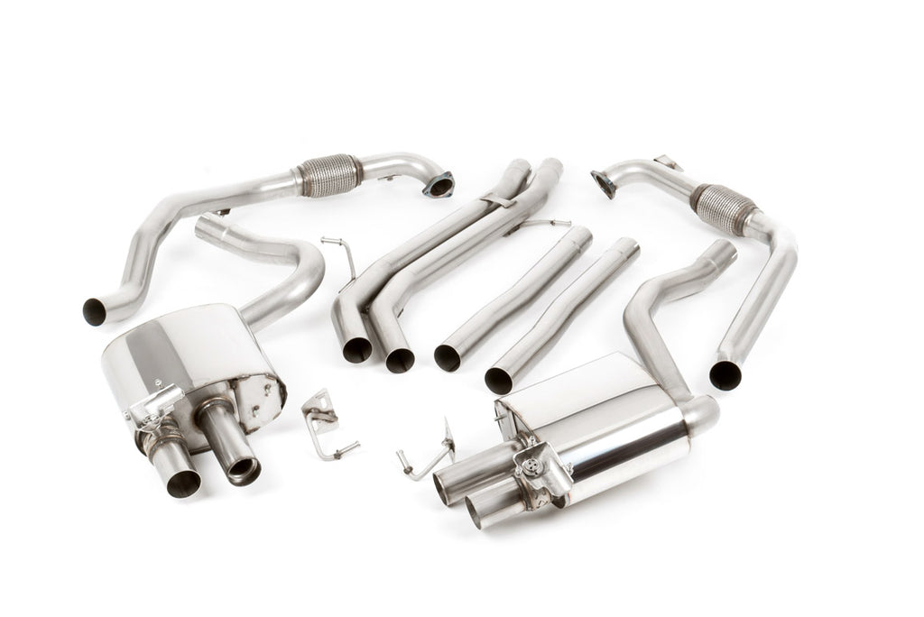 Milltek Sport Audi B9 S4 Non-resonated Catback Exhaust - Models With Sport Differential