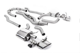 Milltek Sport Non-Resonated Catback Exhaust System - Audi C8 RS6 Avant, RS7