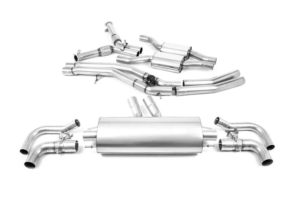 Milltek Sport Resonated Catback Exhaust System - Audi RS-Q8