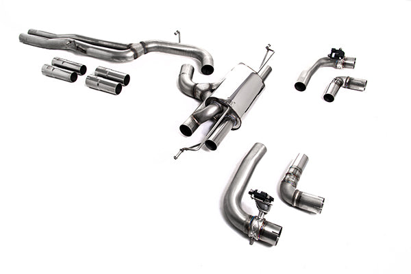 Milltek Sport Catback Exhaust System - Race, Non-Resonated, Louder Muffler - Audi 8Y RS3