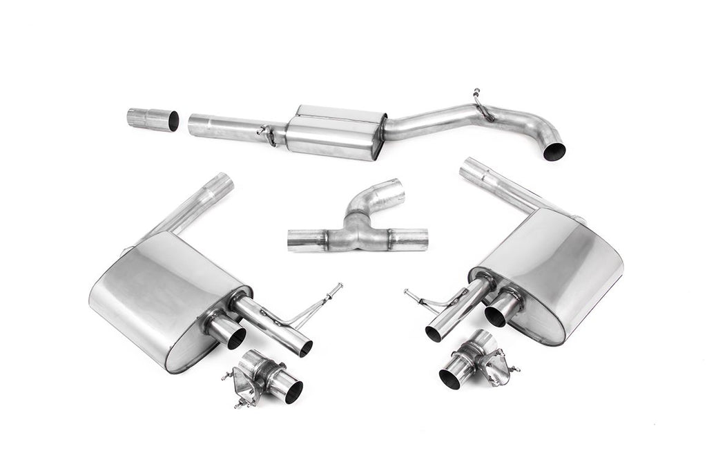 Milltek Sport VW Arteon Resonated Valved 3" Catback Exhaust System - 2019-2021