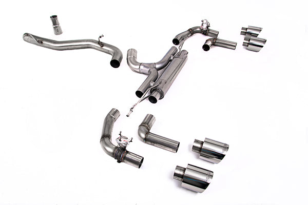 Milltek Sport Catback Exhaust System - Race, Valved - VW Mk8 Golf R